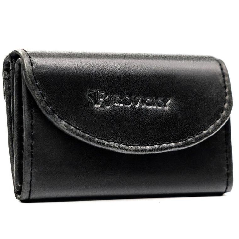 Portfel, czarny, skórzany, RFID, Rovicky