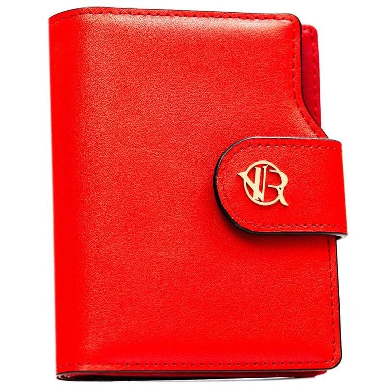 Portfel, czerwony, skóra ekologiczna, Rovicky