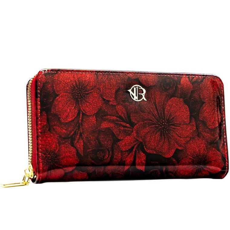 Portfel, czerwony, skóra ekologiczna, Rovicky