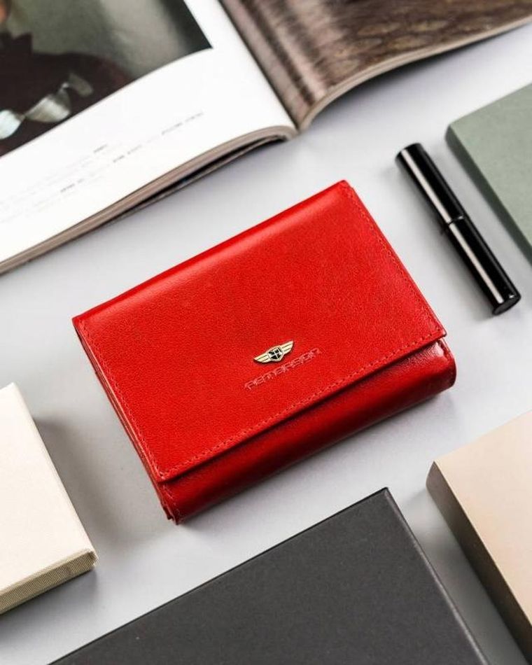 Portfel damski ze skóry naturalnej, Peterson