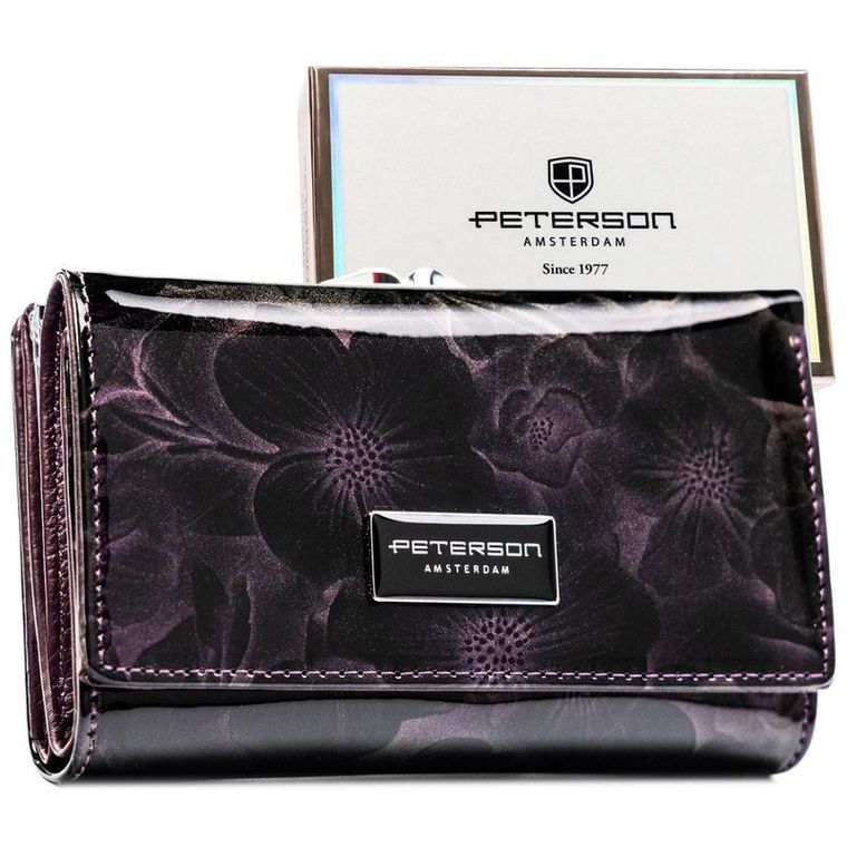 Portfel, fioletowy, Peterson
