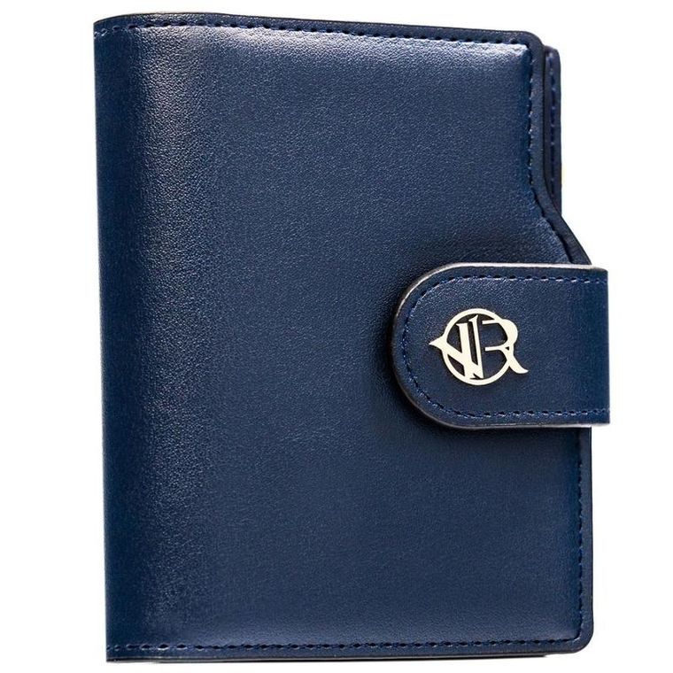 Portfel, granatowy, skóra ekologiczna, Rovicky