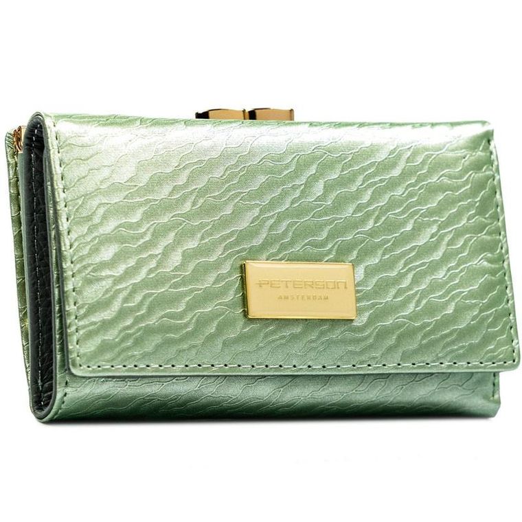 Portfel, jasnozielony, Peterson