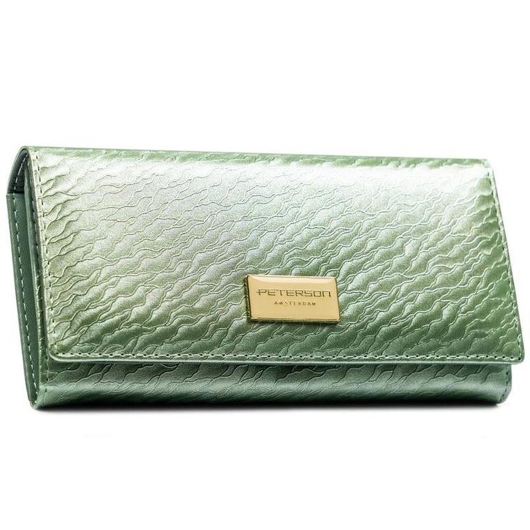 Portfel, jasnozielony, Peterson