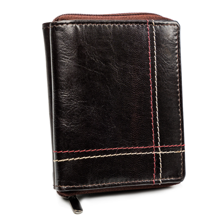 Portfel męski, skórzany na karty, Always Wild