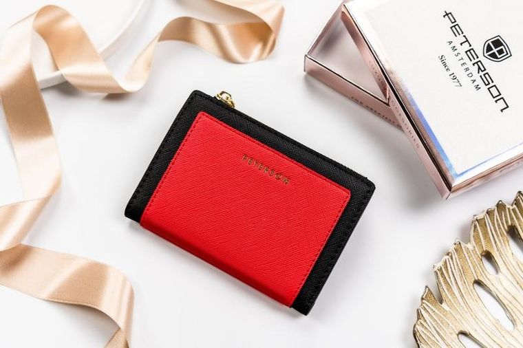 Portfel, mix, skóra ekologiczna, Peterson