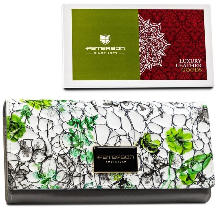 Portfel, mix, skórzany, Petereson