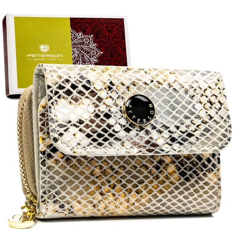 Portfel, mix, skórzany, Petereson