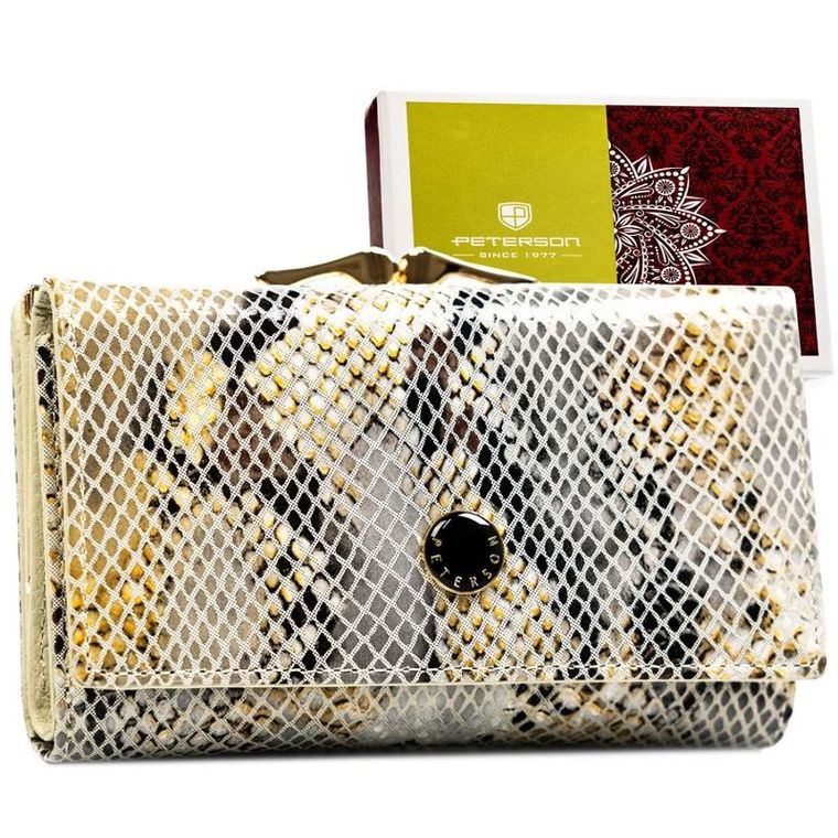 Portfel, mix, skórzany, Petereson