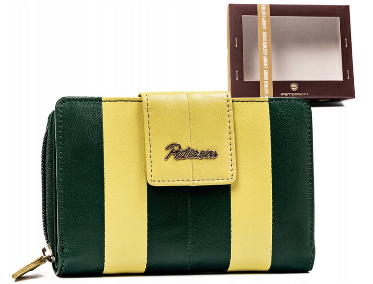 Portfel, mix, skórzany, Peterson