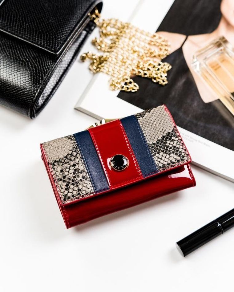 Portfel, mix, skórzany, Peterson