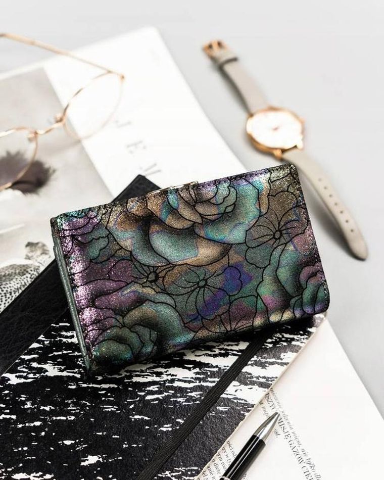 Portfel, mix, skórzany, Peterson