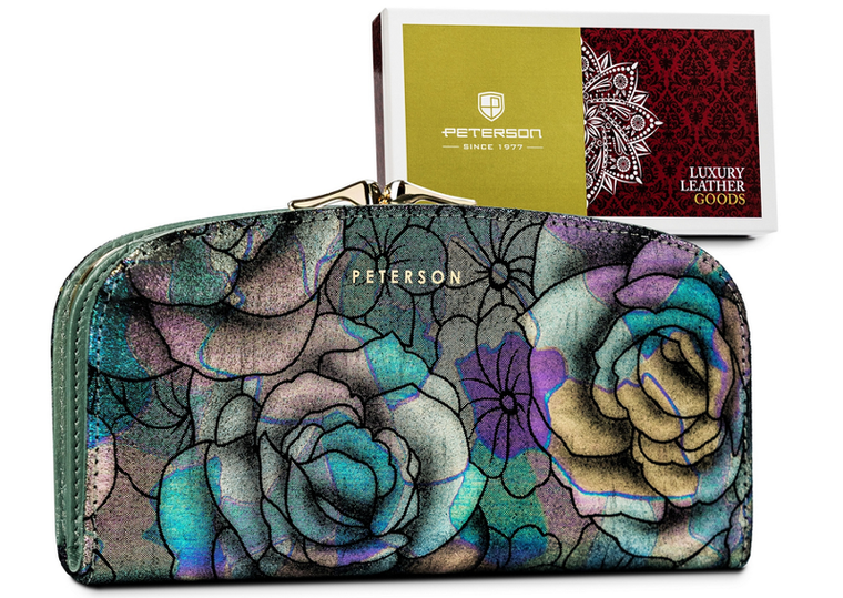 Portfel, mix, skórzany, Peterson