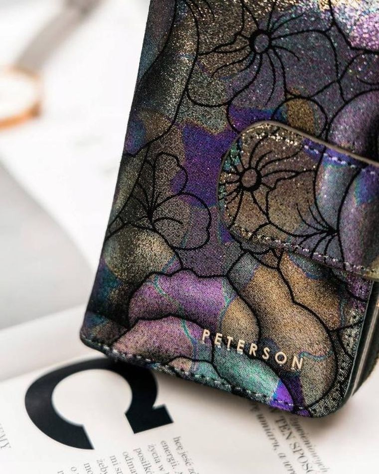 Portfel, mix, skórzany, Peterson