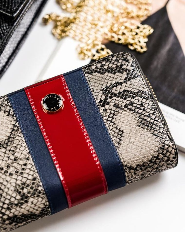 Portfel, mix, skórzany, Peterson