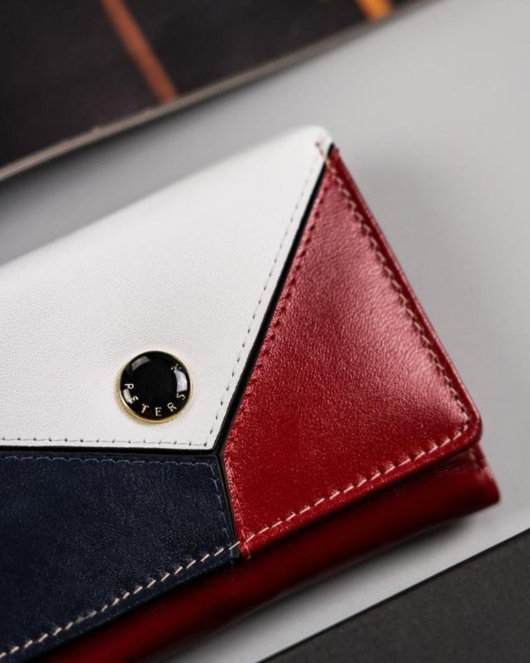 Portfel, mix, skórzany, Peterson