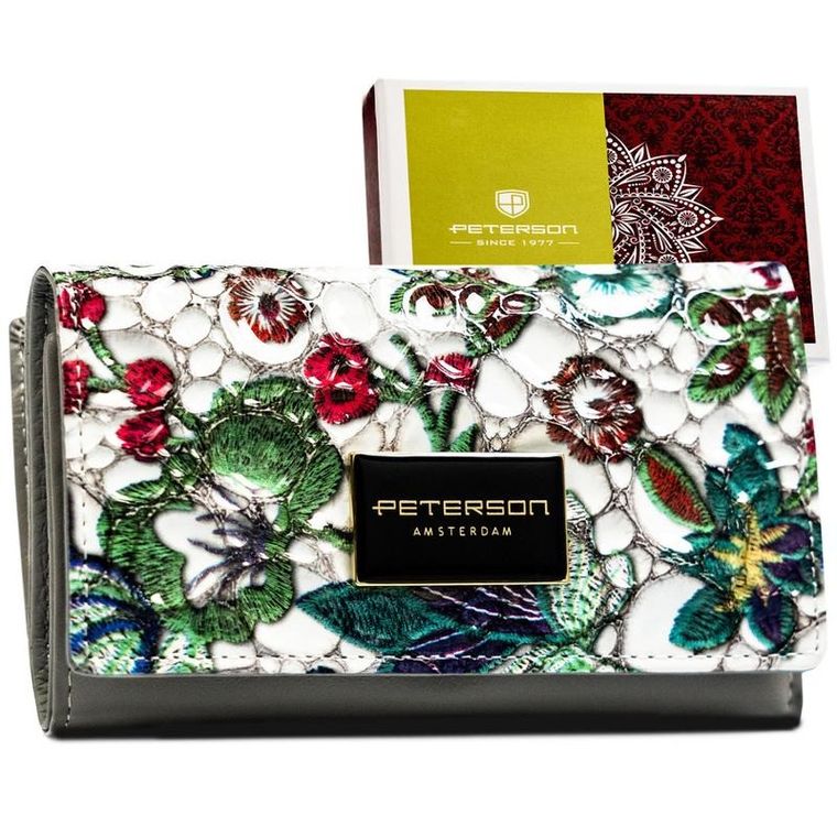 Portfel, mix, skórzany, Peterson