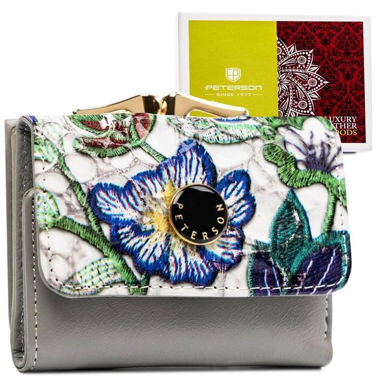 Portfel, mix, skórzany, Peterson