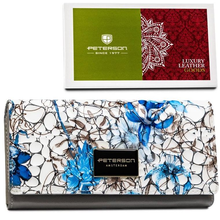 Portfel, mix, skórzany, RFID, Peterson