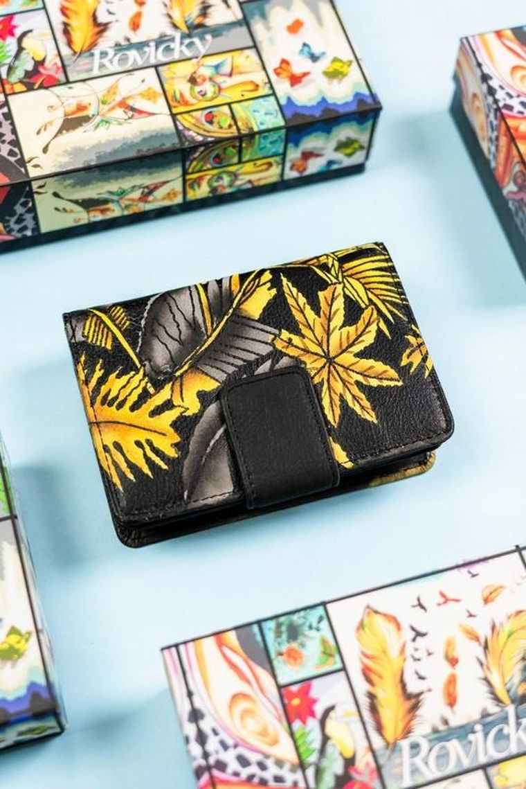 Portfel, mix, skórzany, Rovicky