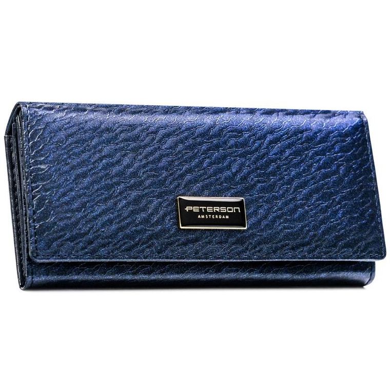 Portfel, niebieski, Peterson