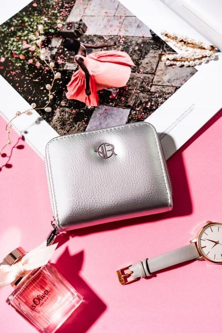 Portfel, srebrny, Rovicky