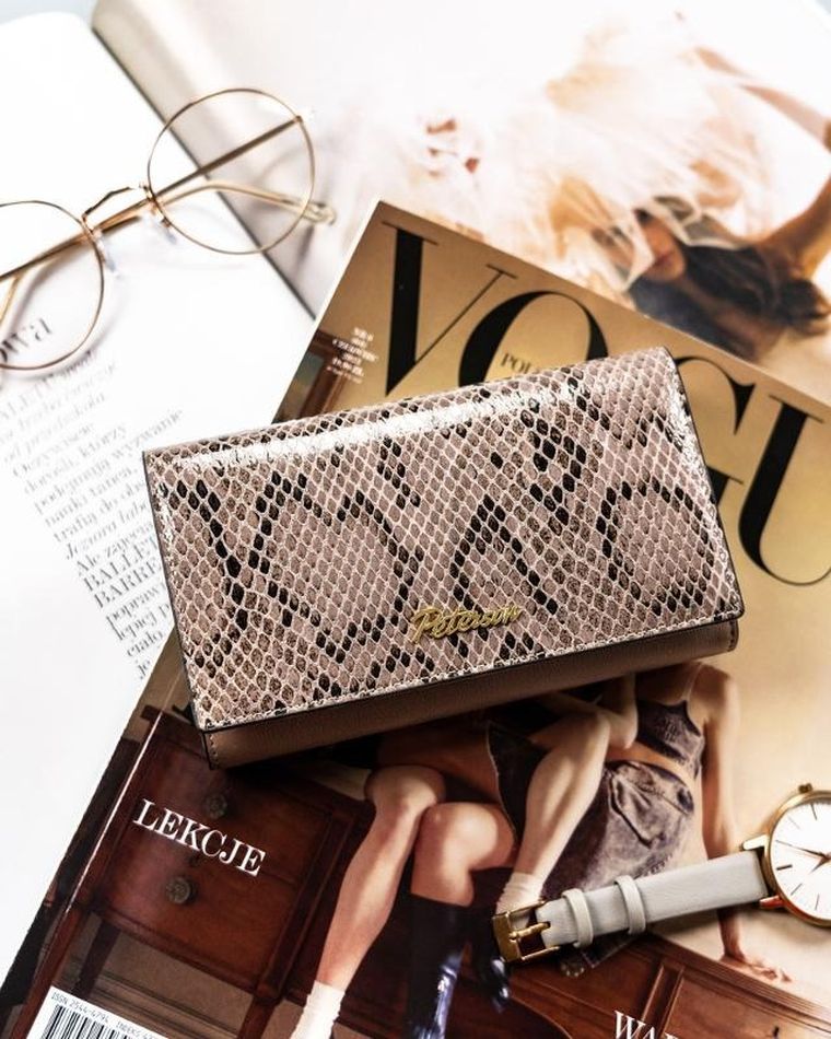 Portfel, szary, Peterson