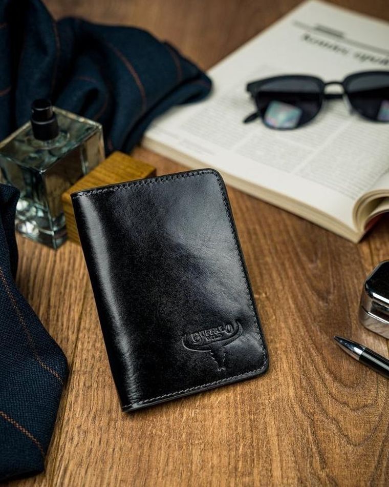Porządne skórzane etui na dokumenty Buffalo Wild