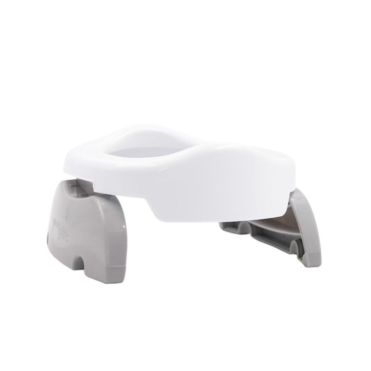 Potette Plus, nocnik dla dziecka i nakładka na toaletę, biało-szary