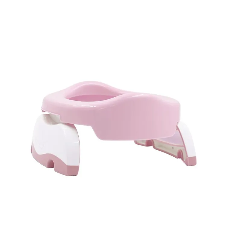 Potette Plus, Nocnik turystyczny i nakładka na WC, zestaw 2w1, różowy