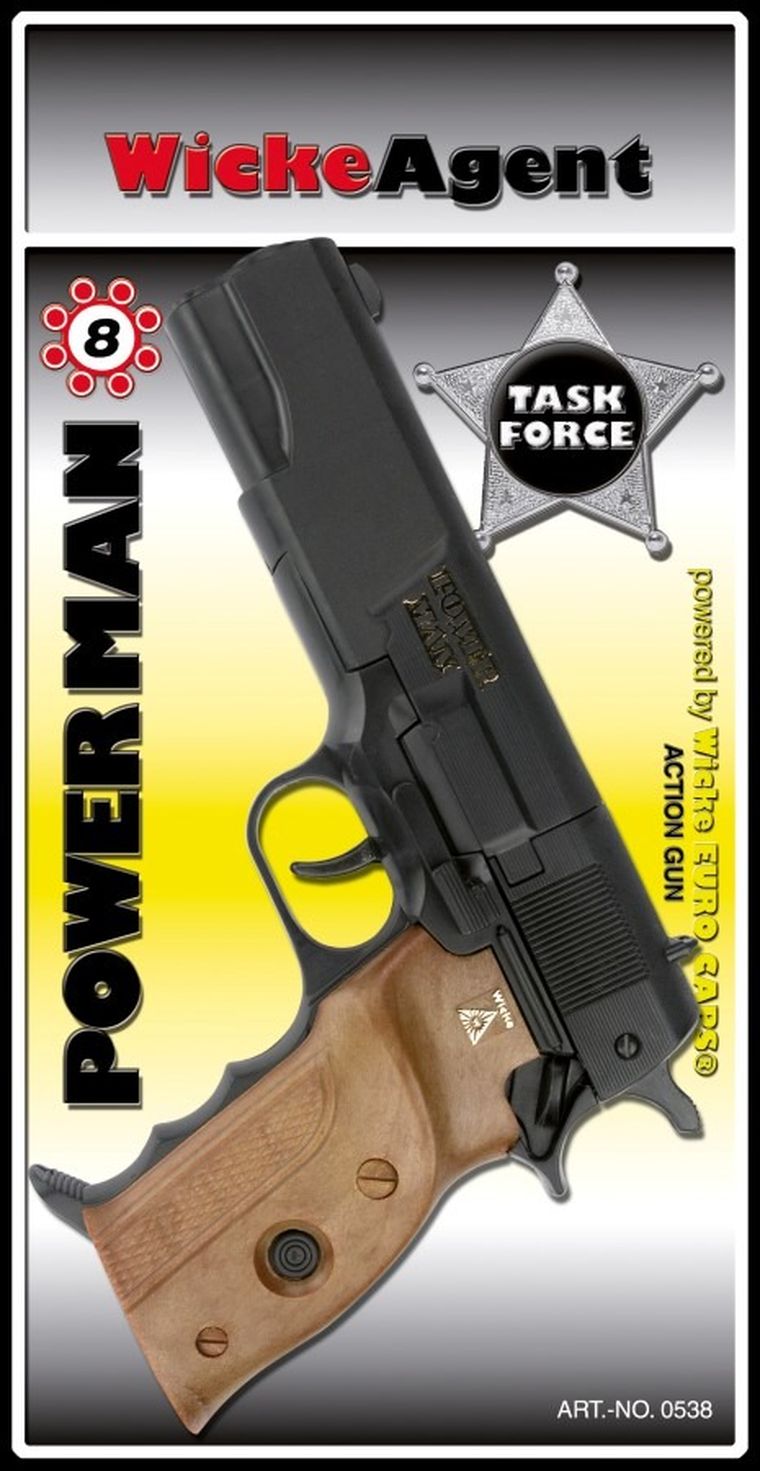 Powerman, 8 strzałów, 220 mm, pistolet