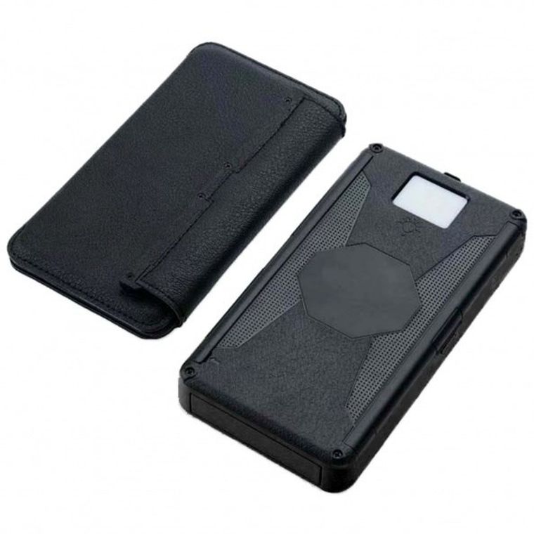 PowerNeed, składany panel solarny z powerbankiem, PV 9W, 20000mah, Li-poly, 2xUSB, czarny