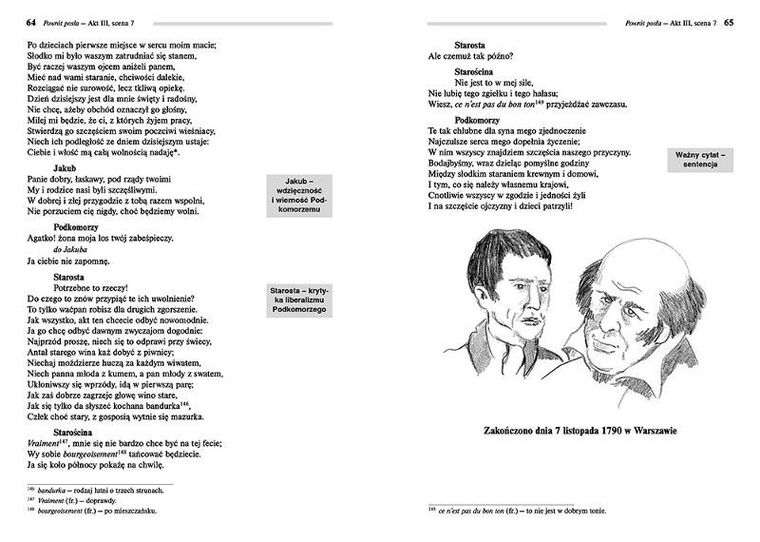 Powrót posła. Wydanie z opracowaniem i streszczeniem