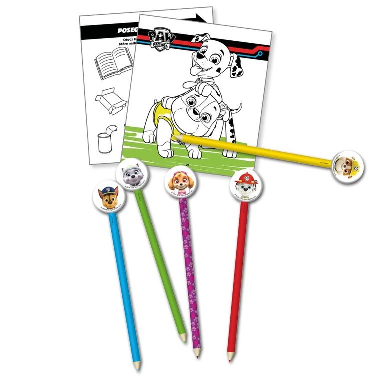Poznaj przyjaciół. Kolory zabawy. Psi Patrol
