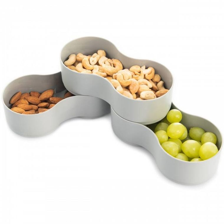 Practic, skladany pojemnik na przekąski, 17-13-16 cm