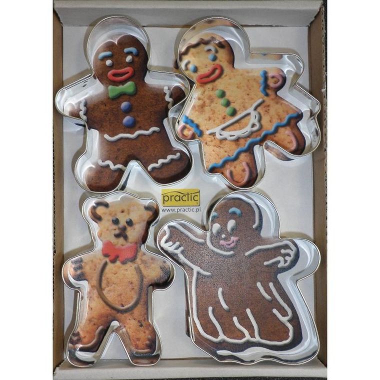 Practic, zestaw foremek do ciasta, ludziki