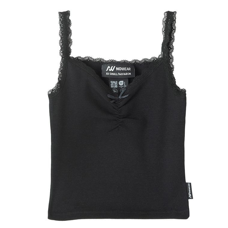 Prążkowany top z domieszką modalu NOWEAR