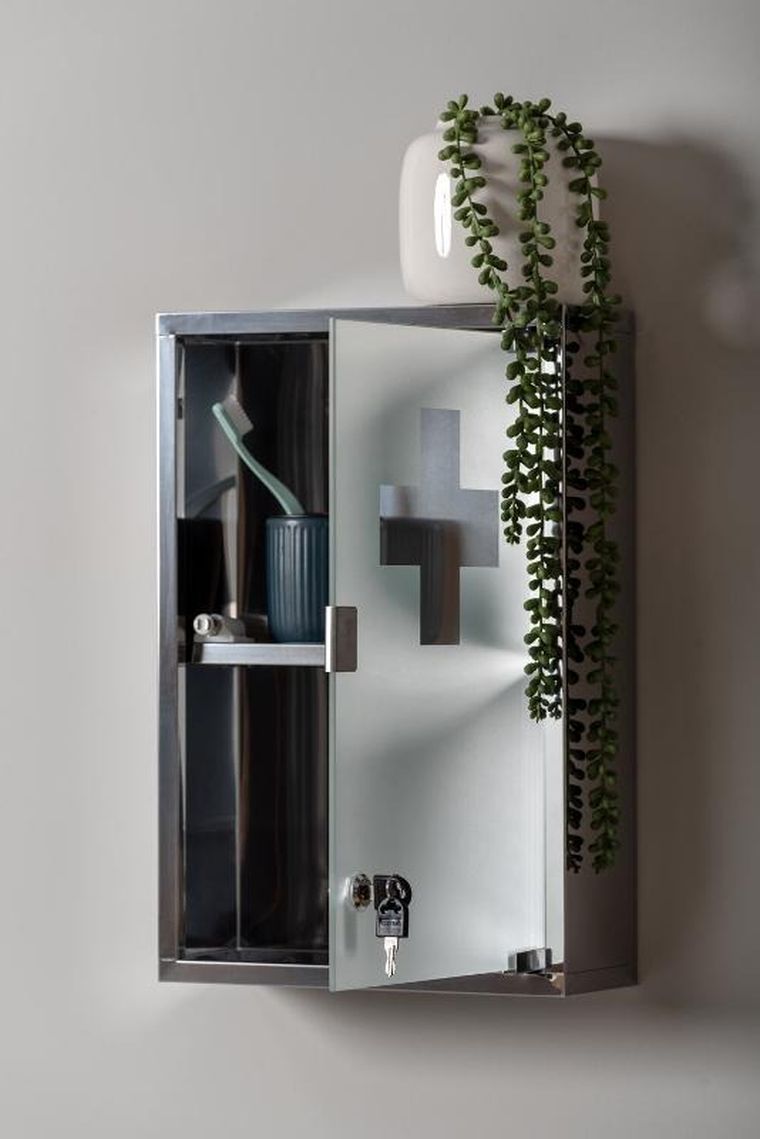 Present Time, apteczka z półkami, 25-48-12 cm