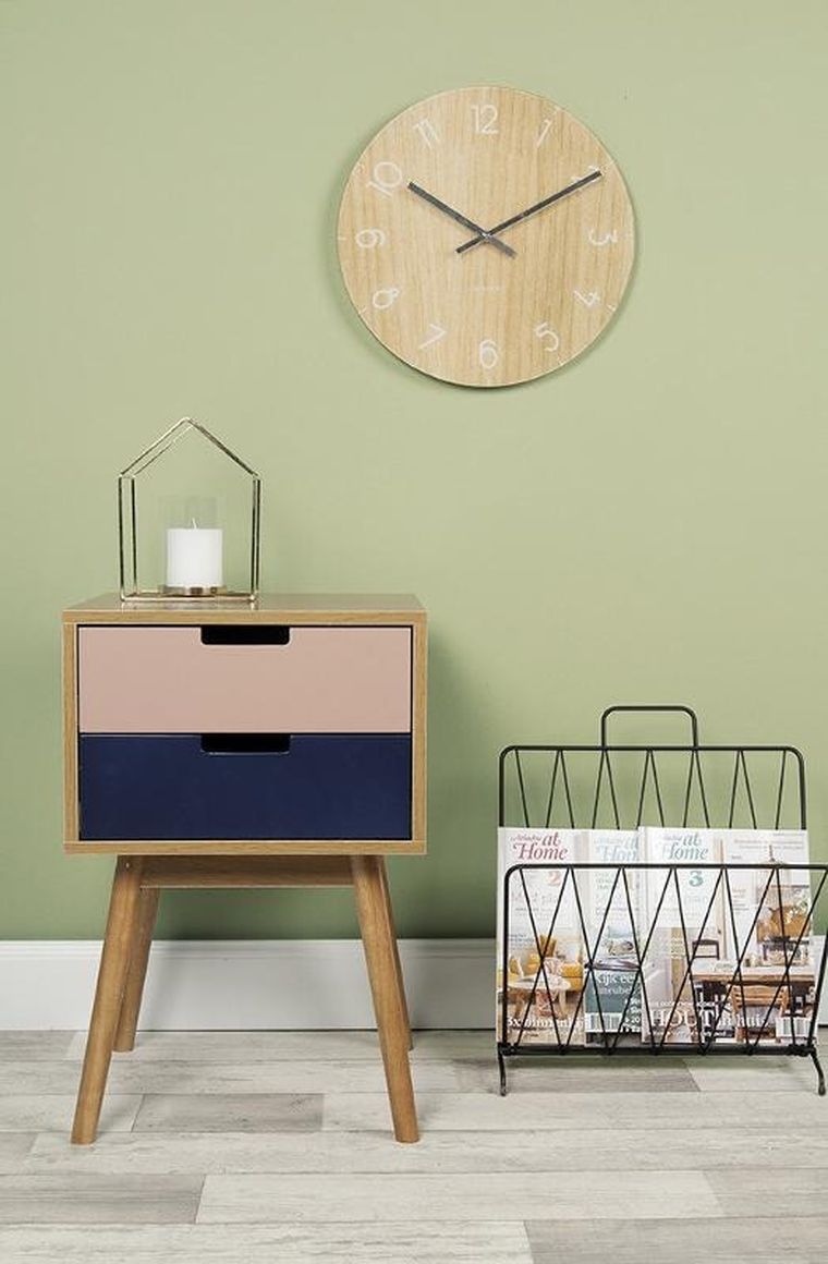 Present Time, gazetnik metalowy z uchwytem, Raster