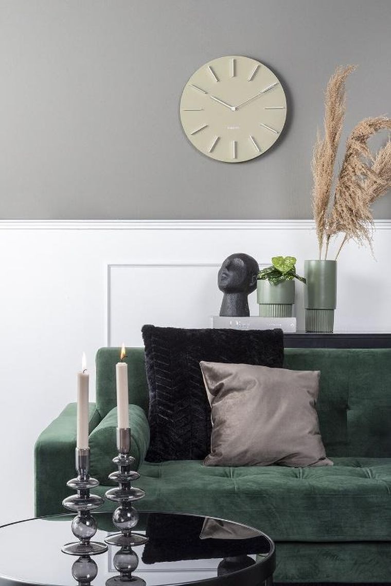 Present Time, szklany świecznik na nóżce, Art, Ø 8.5 cm