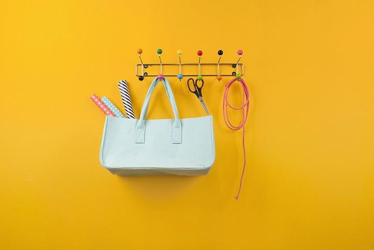 Present Time, wieszak na ubrania na ścianę, Saturnus Colors, 53,5 cm