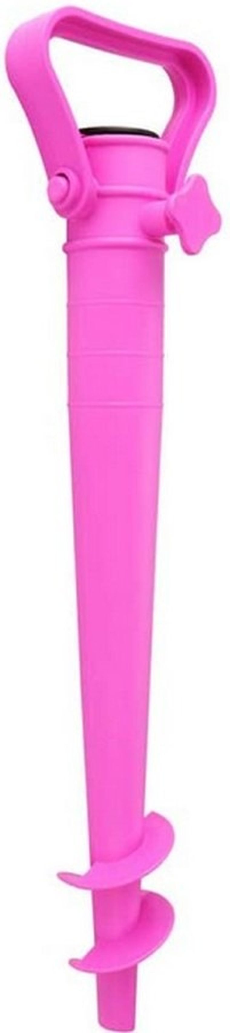 Probeach, baza, mocowanie do parasola, plastikowe, wkręcane, różowe