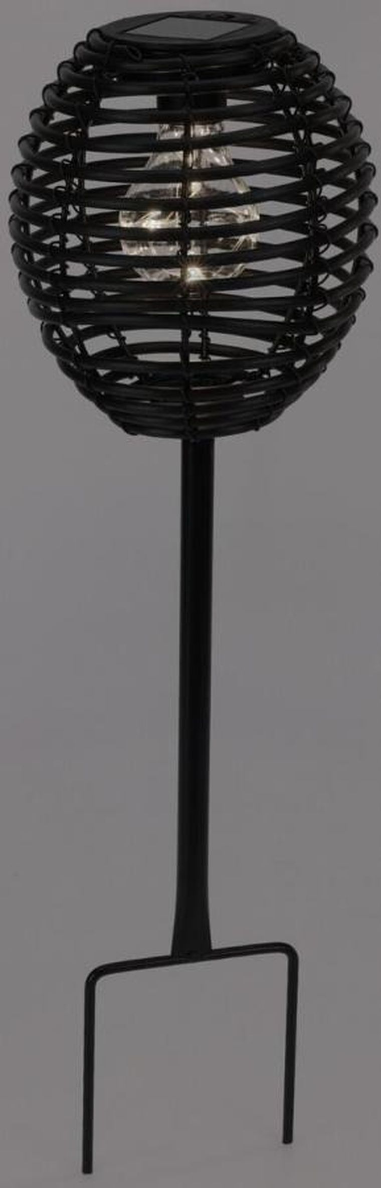 ProGarden, lampa solarna, czarna, 15-52 cm