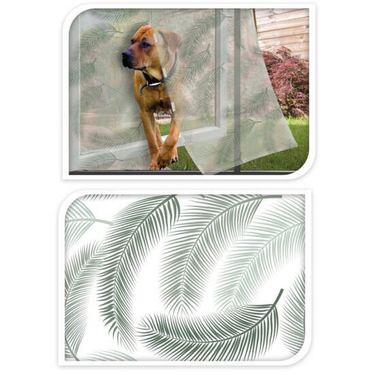 ProGarden, moskitiera na drzwi balkonowe, 220-50 cm, liście, 2 szt.