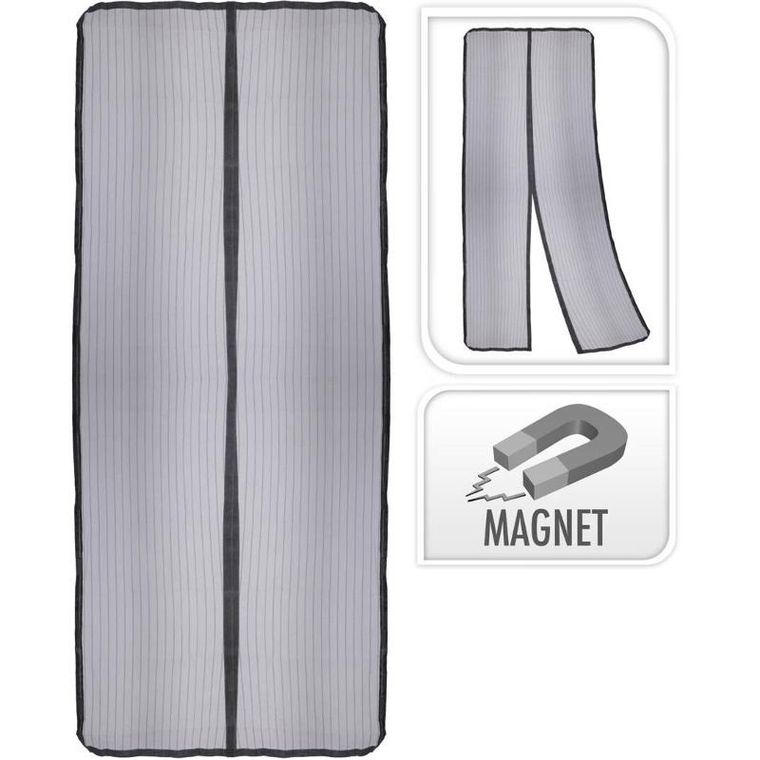 ProGarden, moskitiera na drzwi, czarna, 210-100 cm