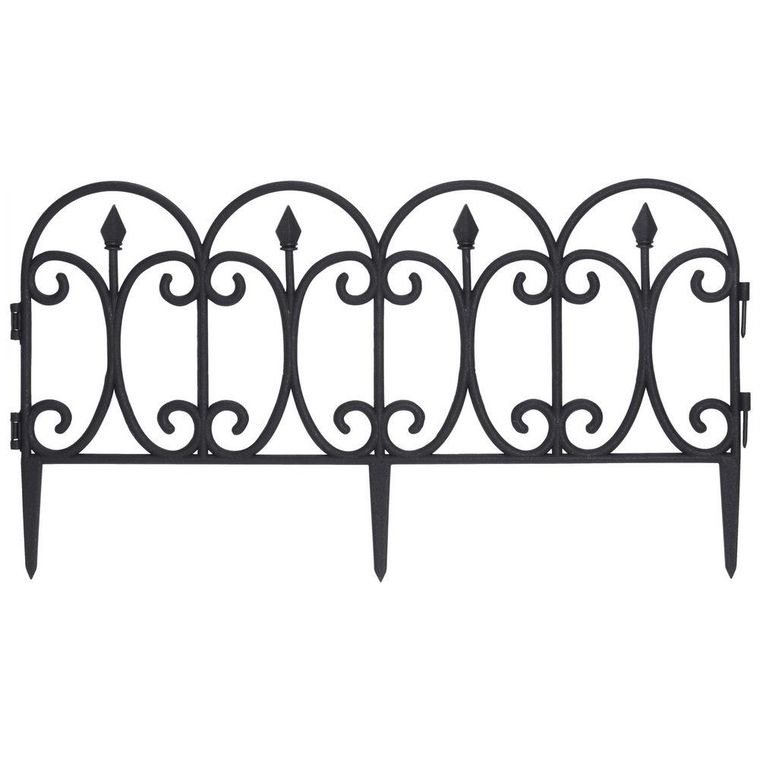 ProGarden, płotek ogrodowy, 60-30 cm, 4 szt.