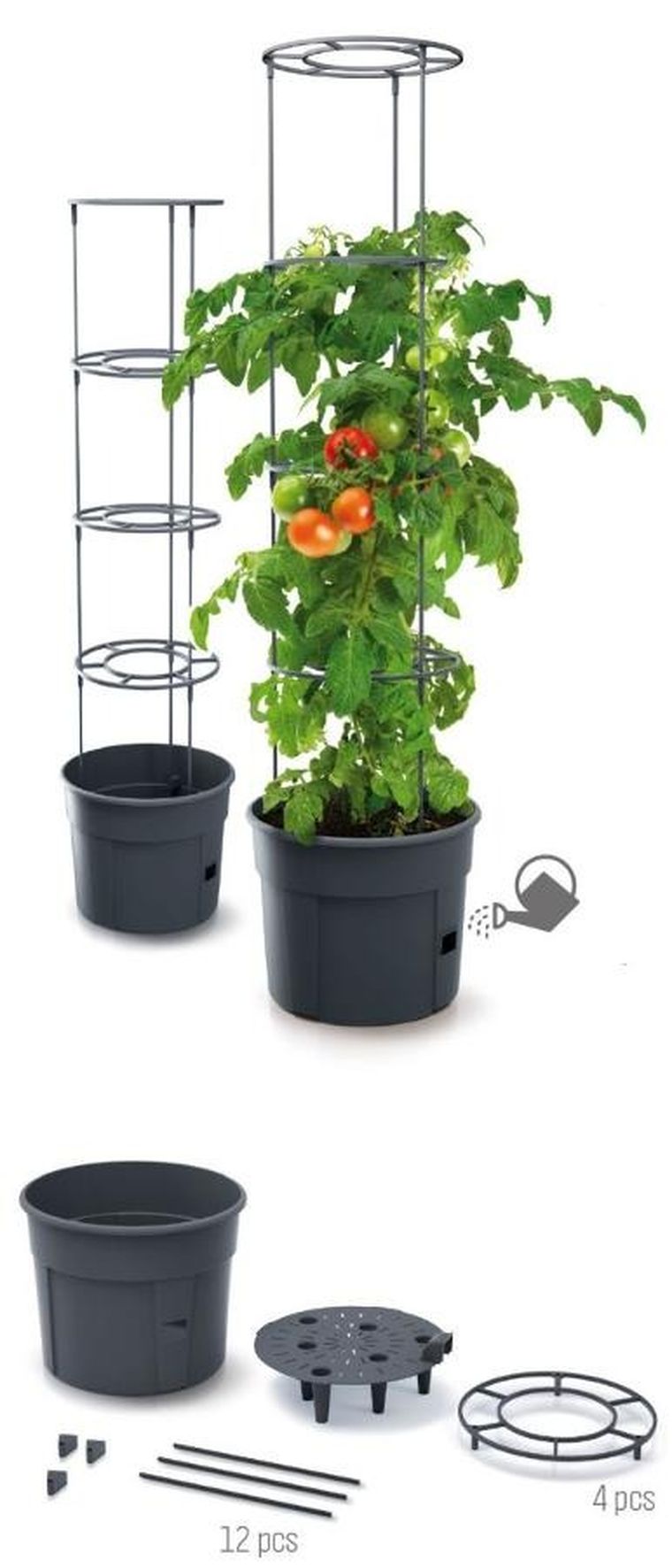 Prosperplast, doniczka do sadzenia pomidorów z drabinką, 28l