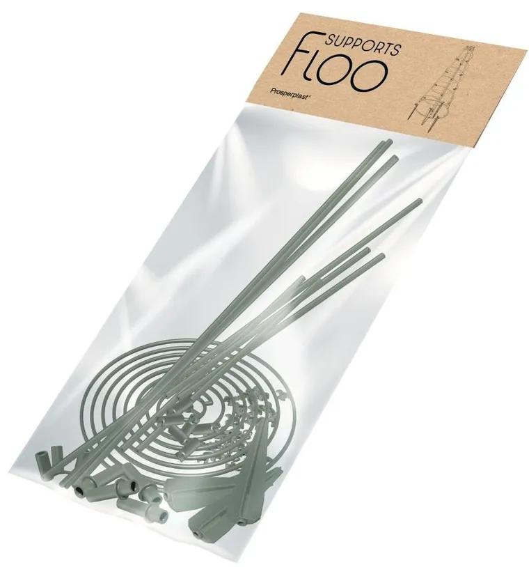 Prosperplast, Floo Supports, podpora do roślin, stożkowa, zielony leśny, 25-60 cm