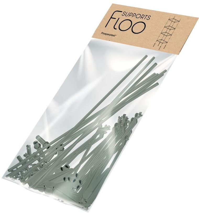 Prosperplast, Floo Supports, podpora do roślin, zielony leśny, 21-21-120 cm