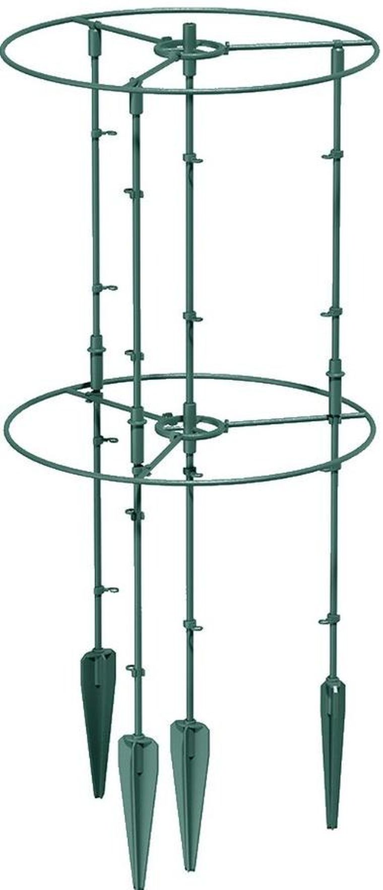 Prosperplast, Floo Supports, podpora do roślin, zielony leśny, 25/35 cm